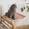 Cama Hamaca de Madera Para Gatos