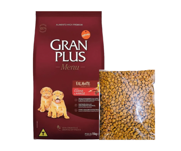 Gran Plus Menú Cachorro Med/Grande Carne y Arroz 1Kg Granel