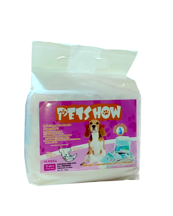Pañal Desechable Para Perritos Hembra