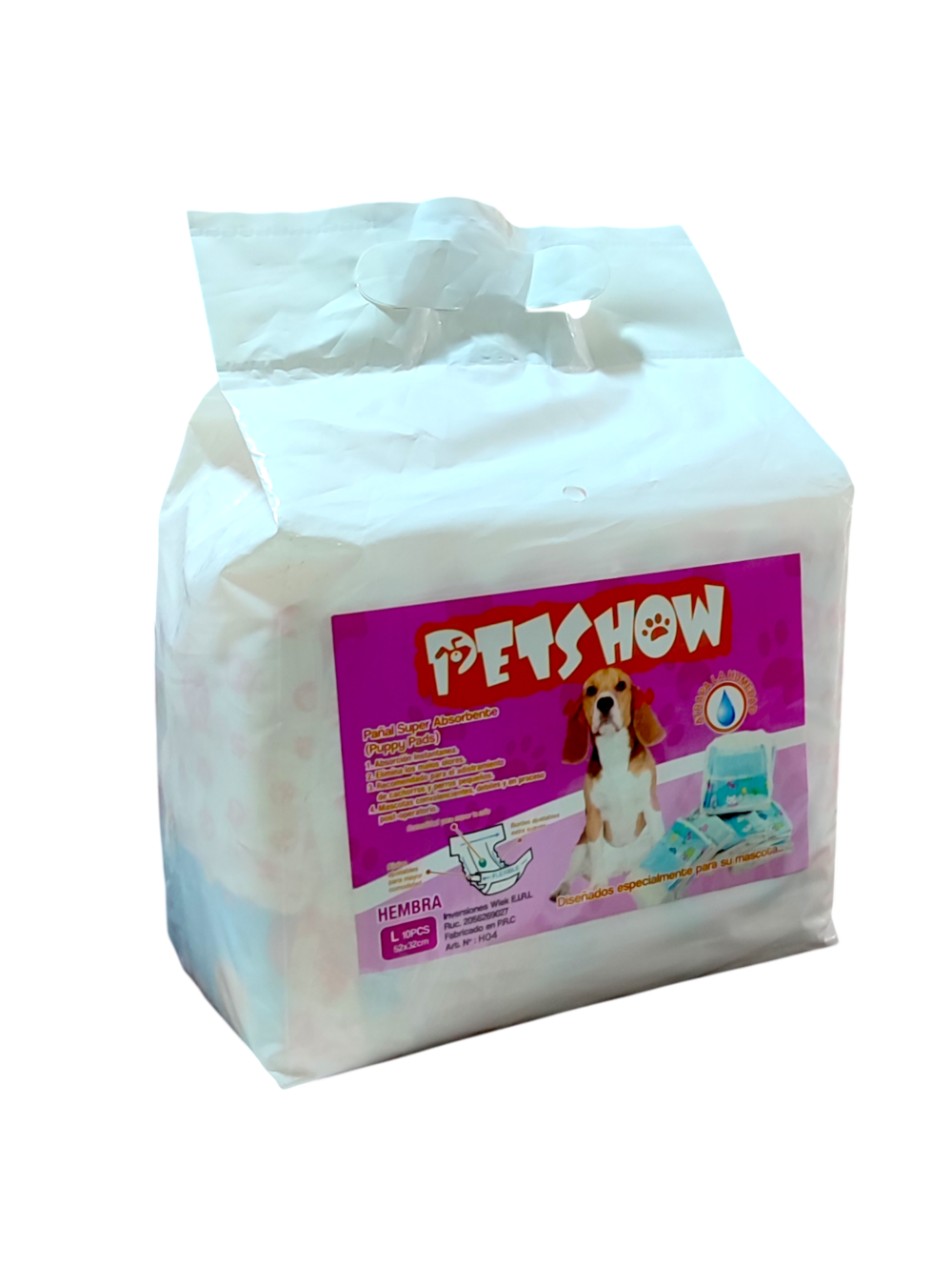 Pañal Desechable Para Perritos Hembra