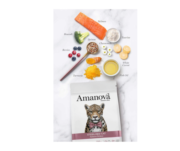 Amanova Gato Adulto Esterilizado Salmón Deluxe Grain Free 6Kg