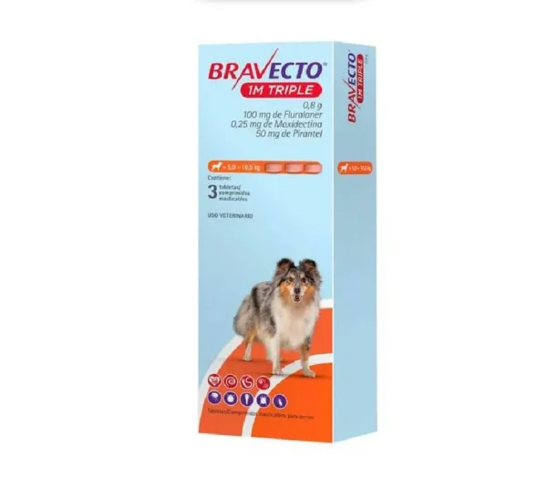 Bravecto 1M Triple 10-20Kg