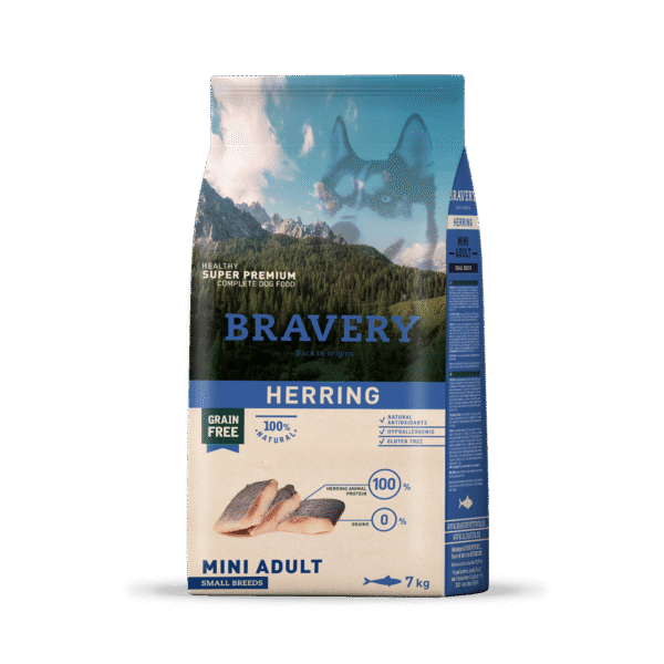 Bravery Herring Mini Adult Small Breed 2Kg-Perro Adulto Mini Arenque
