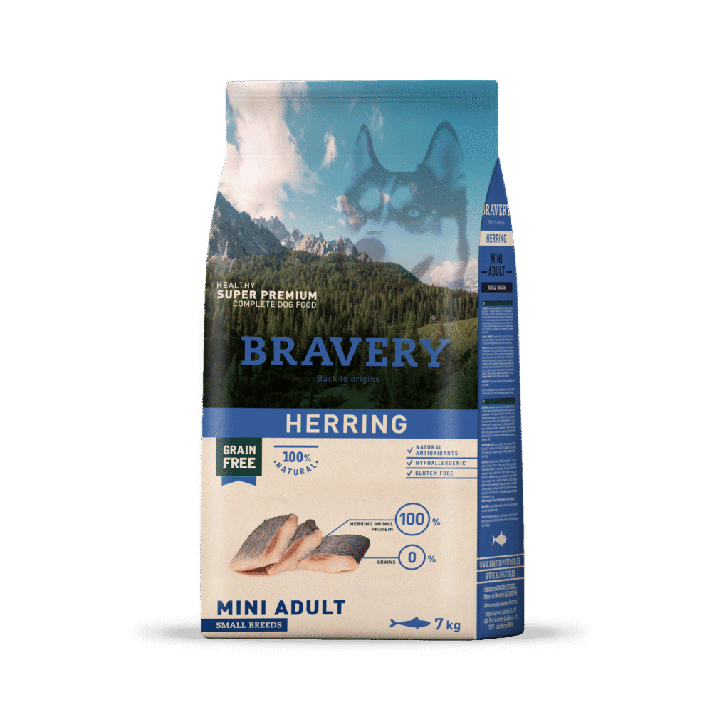 Bravery Herring Mini Adult Small Breed 2Kg-Perro Adulto Mini Arenque