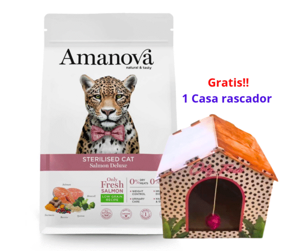 Amanova Gato Adulto Esterilizado Salmón Deluxe Grain Free 6Kg