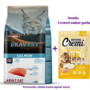 Bravery Salmón Adult Cat Sterilized 2Kg-Gatos Adultos Esterilizados