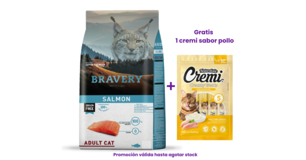 Bravery Salmón Adult Cat Sterilized 2Kg-Gatos Adultos Esterilizados