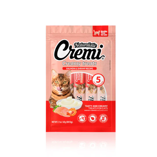 Naturalistic Cremi Salmón y Camarón x5