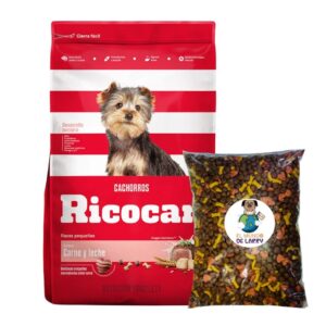Ricocan Cachorro Raza Pequeña Carne y Leche 1Kg Granel
