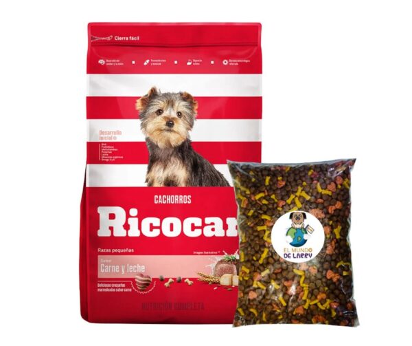 Ricocan Cachorro Raza Pequeña Carne y Leche 1Kg Granel