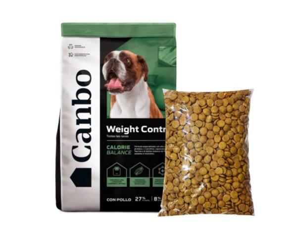 weight Canbo Dog Weight Control Pollo y Arroz Todas las Razas 1Kg Granel