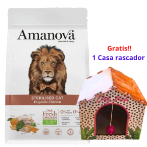 Amanova Gato Adulto Esterilizado Pollo Low Grain 6Kg