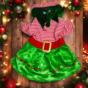 Vestido Duende Navideño para Mascotas