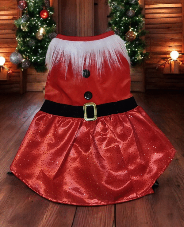 Vestido Navideño Rojo para Perros