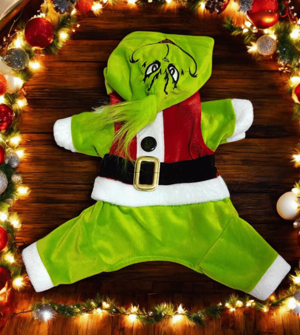 Enterizo Navideño de Grinch para Mascotas