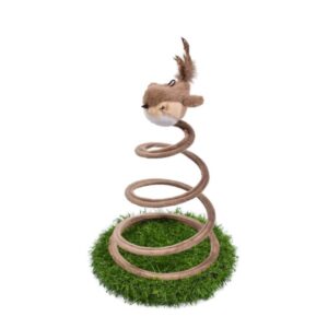 Juguete Resorte y Ave Cantora para Gatos