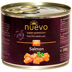 Nuevo Super Premium Salmón Gatos Adultos 200g