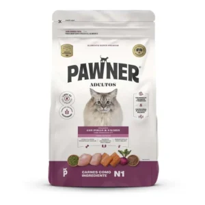 Pawner Cat Pollo Salmón - Gatos Adultos