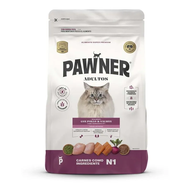 pawner Pawner Cat Pollo Salmón - Gatos Adultos
