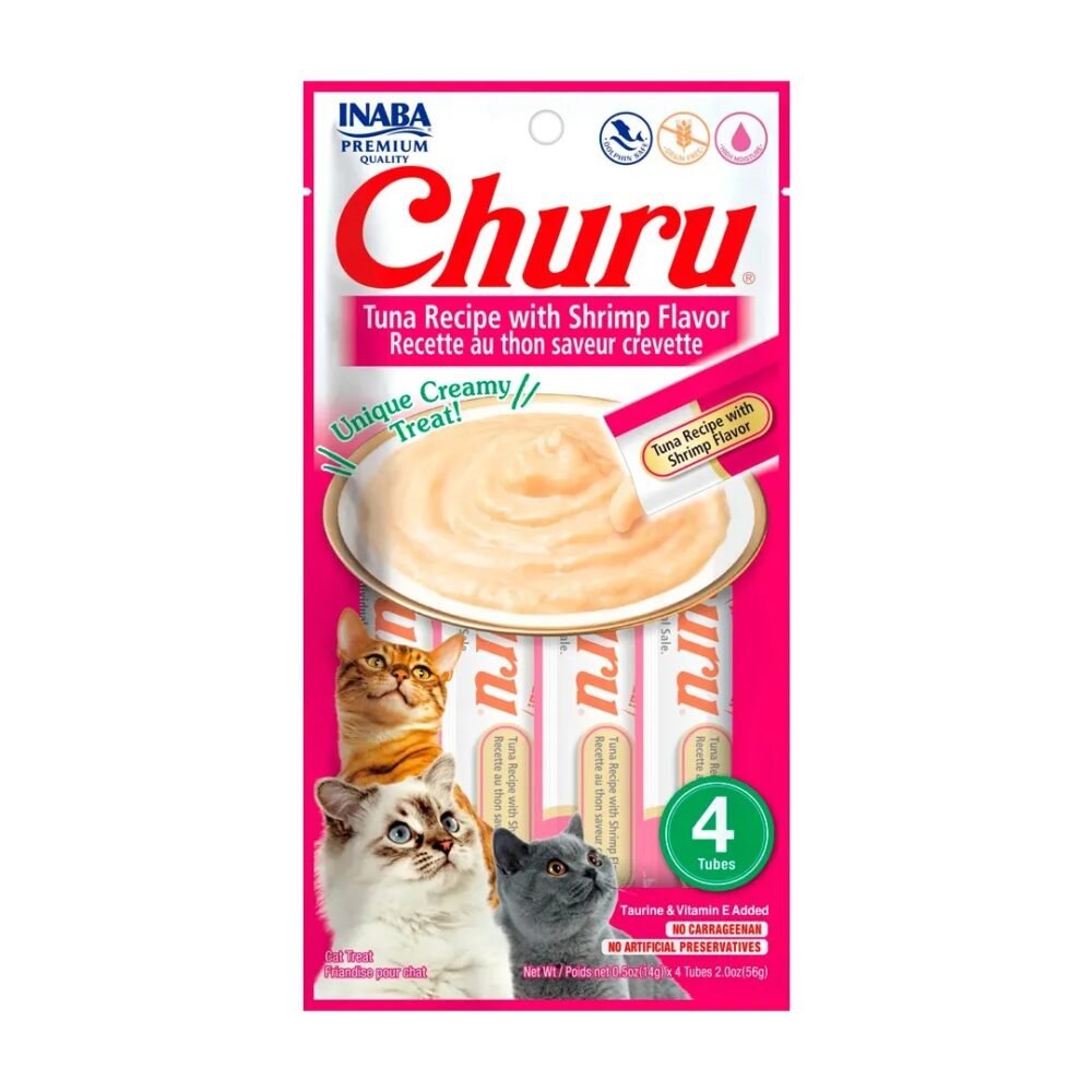 Churu Cat Atún con Camarón 14g x 4 Tubos