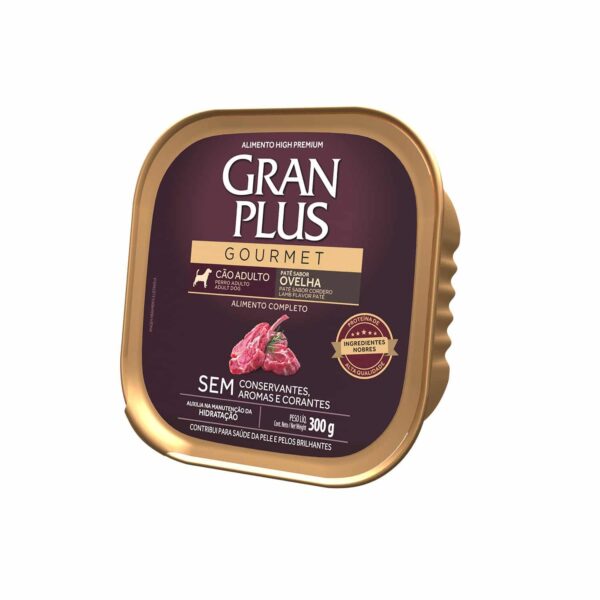 Gran Plus Gourmet Paté Perro Adulto Sabor Cordero 300g