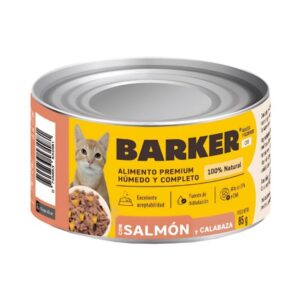 Comida Húmeda Barker Cat Salmón y Calabaza 85g
