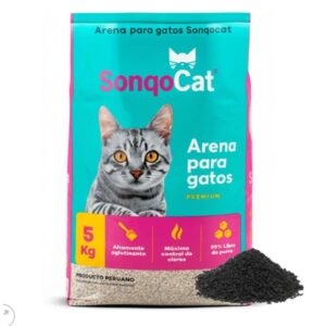 Arena Granulada con Carbón Sonqo Cat