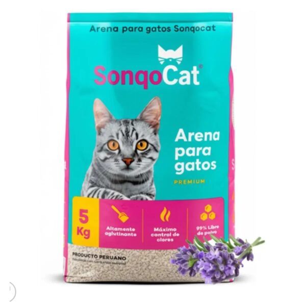 Arena Granulada con Lavanda Sonqo Cat