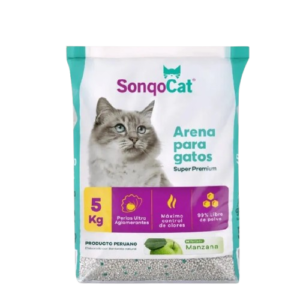 Arena Perlada Aroma Manzana Sonqo Cat