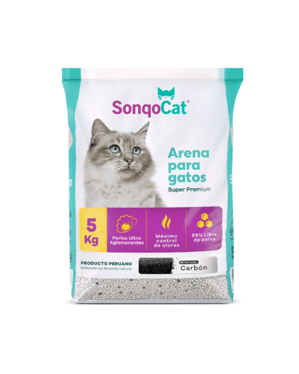 Arena Perlada con Carbón Sonqo Cat