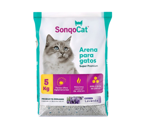 Arena Perlada Aroma Lavanda Sonqo Cat
