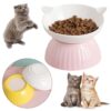 Comedero Elevado de Cerámica para Gatos