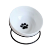 Plato Elevado con Base de Metal
