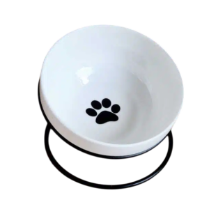 Plato Elevado con Base de Metal