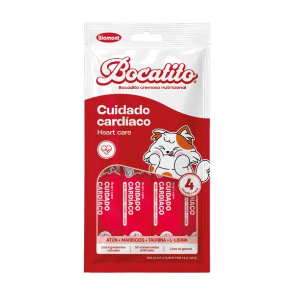 bocatito salud cardiaca Bocatito Cuidado Cardiaco x 4 Tubos | Snack Funcional