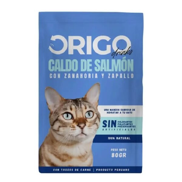 origo gato salmon Origo Drinks Caldo de Salmón 80ml