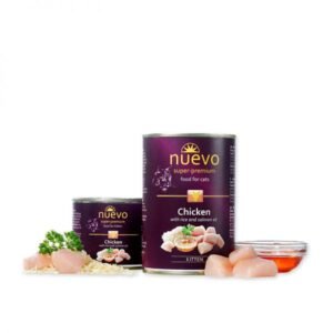 Nuevo Super Premium Pollo, Arroz y Aceite de Salmón Gatitos