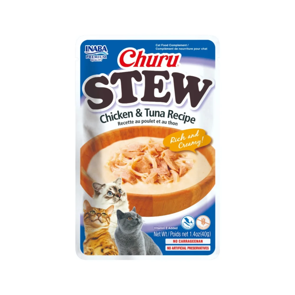 churu atun pollo Churu Cat Stew Chicken & Atún- Guiso Pollo y Atún 40g