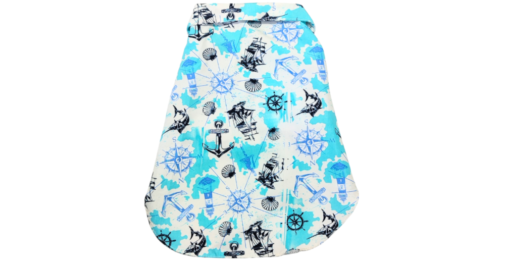 Camisa Hawaiana Celeste